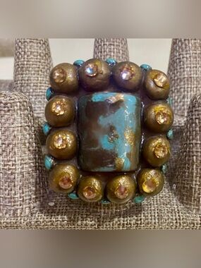 Sookie Sookie Turquoise Statement Ring